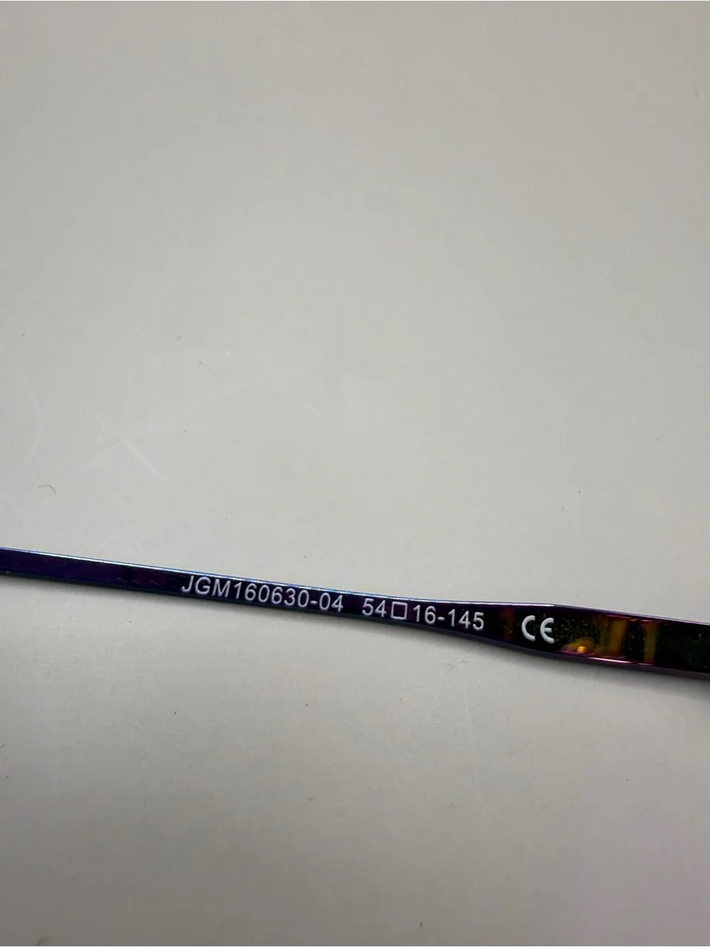 Zeelool Square Oversized Glasses in Iridescent Purple-Blue,unknown prescription